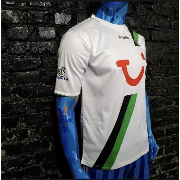 Hannover 96 Training Jersey Football Shirt White Jako Polyester Trikot Mens SZ M - Picture 2 of 12